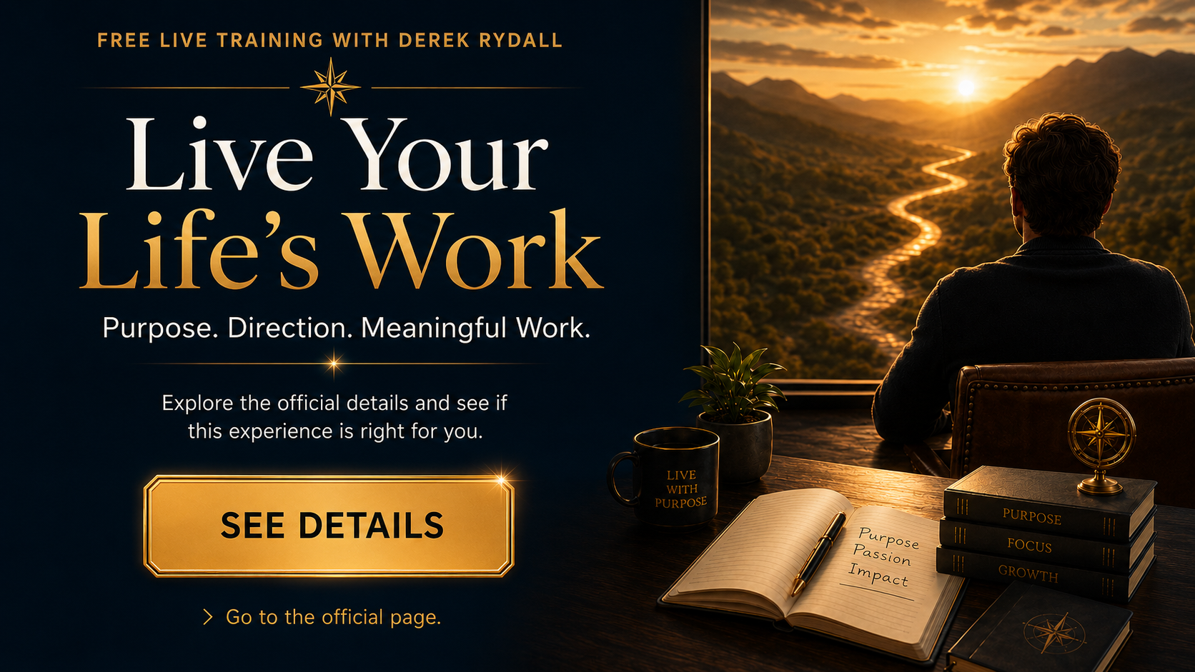 Live Your Life's Work free live training visual